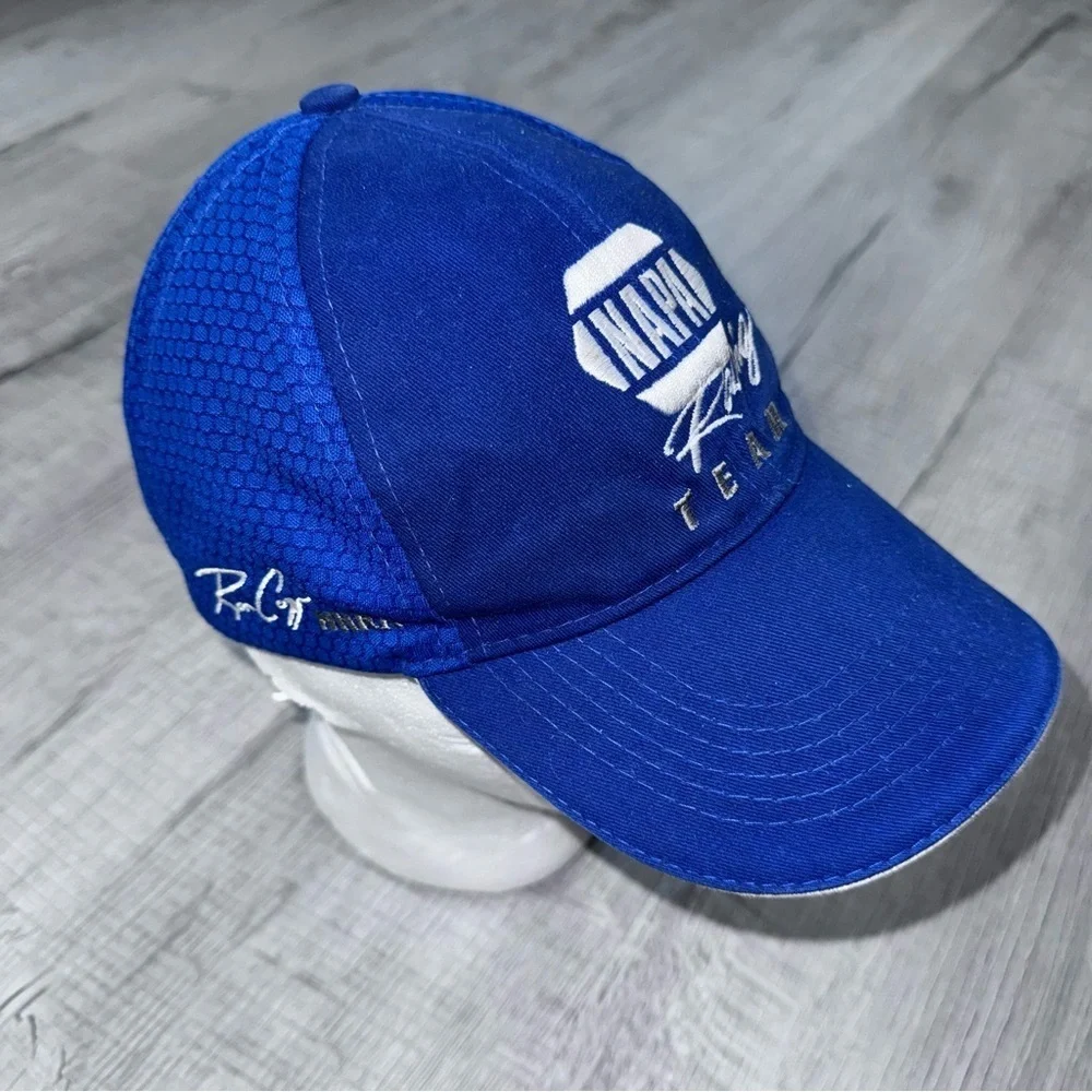 NAPA Racing Team Blue Hat Cap NHRA Arca West NASCAR Outlaws Adjustable Strapback